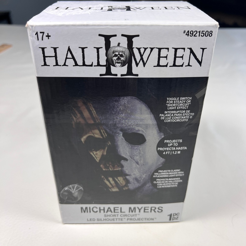 Halloween II Michael Myers Short Circuit LED Silhouette Projection Projector New
